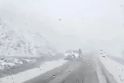 Mayıs ortasında kar esareti

