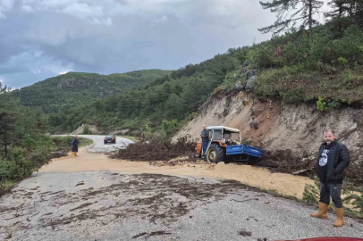 Bilecik’te bir köy adeta sular artında kaldı
