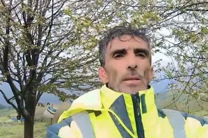 Karacaları görünce büyük sevinç yaşadı: O anlar kamerada
