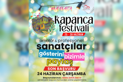 3. Uluslararası Kapanca Sokak Festivali için gönüllü sanatçı başvuruları başlıyor!