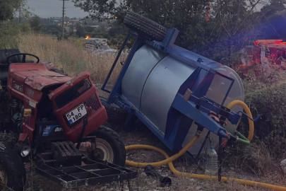 Kandıra’da traktör gölete devrildi: 1 kişi hayatını kaybetti