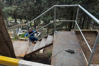 Mezarlıklarda erişim ve güvenlik artırılıyor