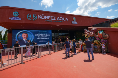 Kocaeli'nin yeni cazibe merkezi Körfez Aqua'ya yoğun ilgi
